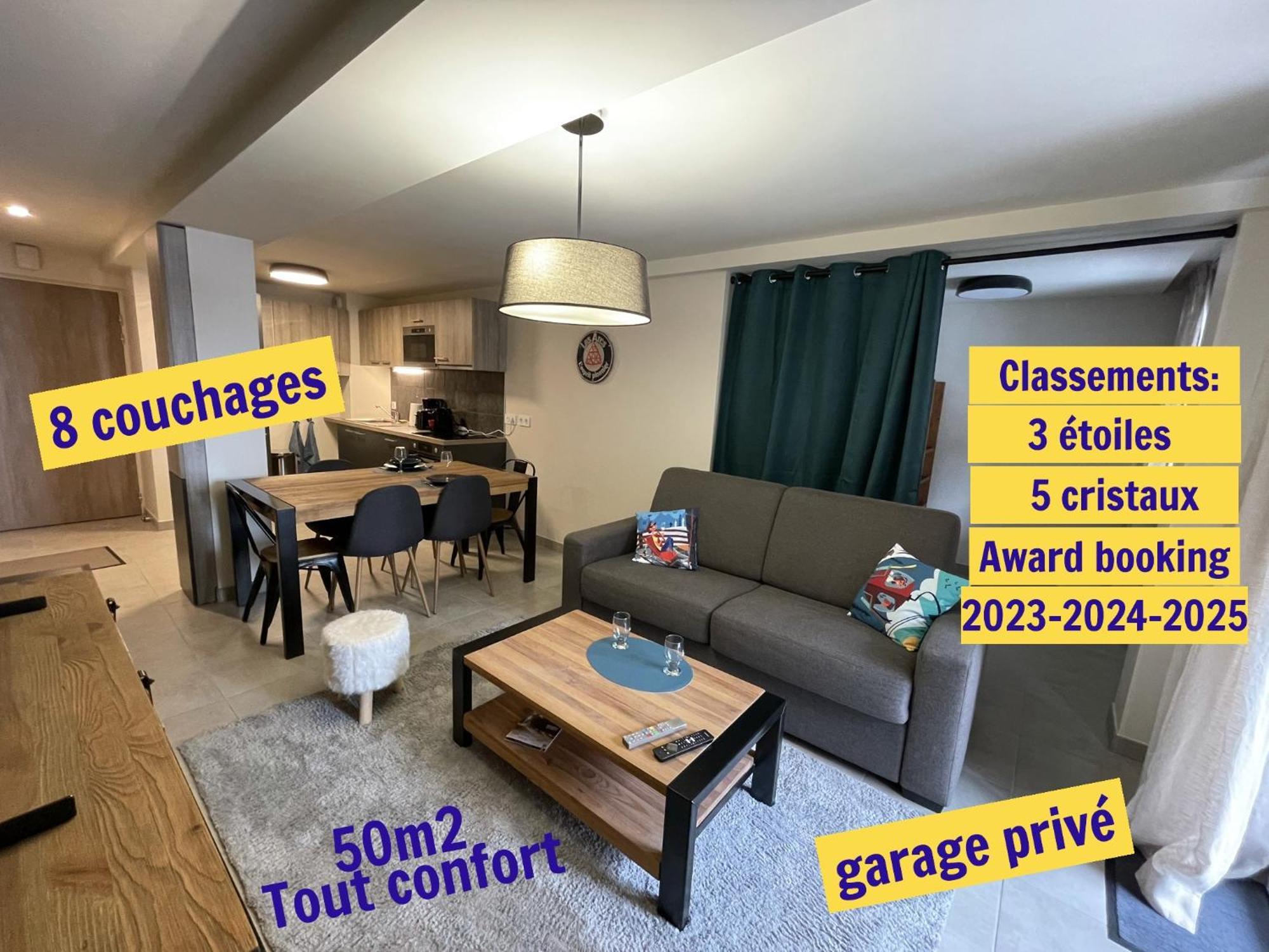 Arc 1800 Appartement 6-8 Pers,5 Cristaux, Avec Garage Les Arcs  Εξωτερικό φωτογραφία